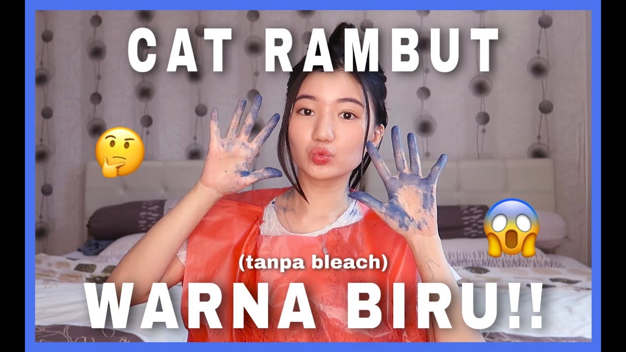 CAT RAMBUT WARNA BIRU!! Garnier Color Naturals Midnight Blue