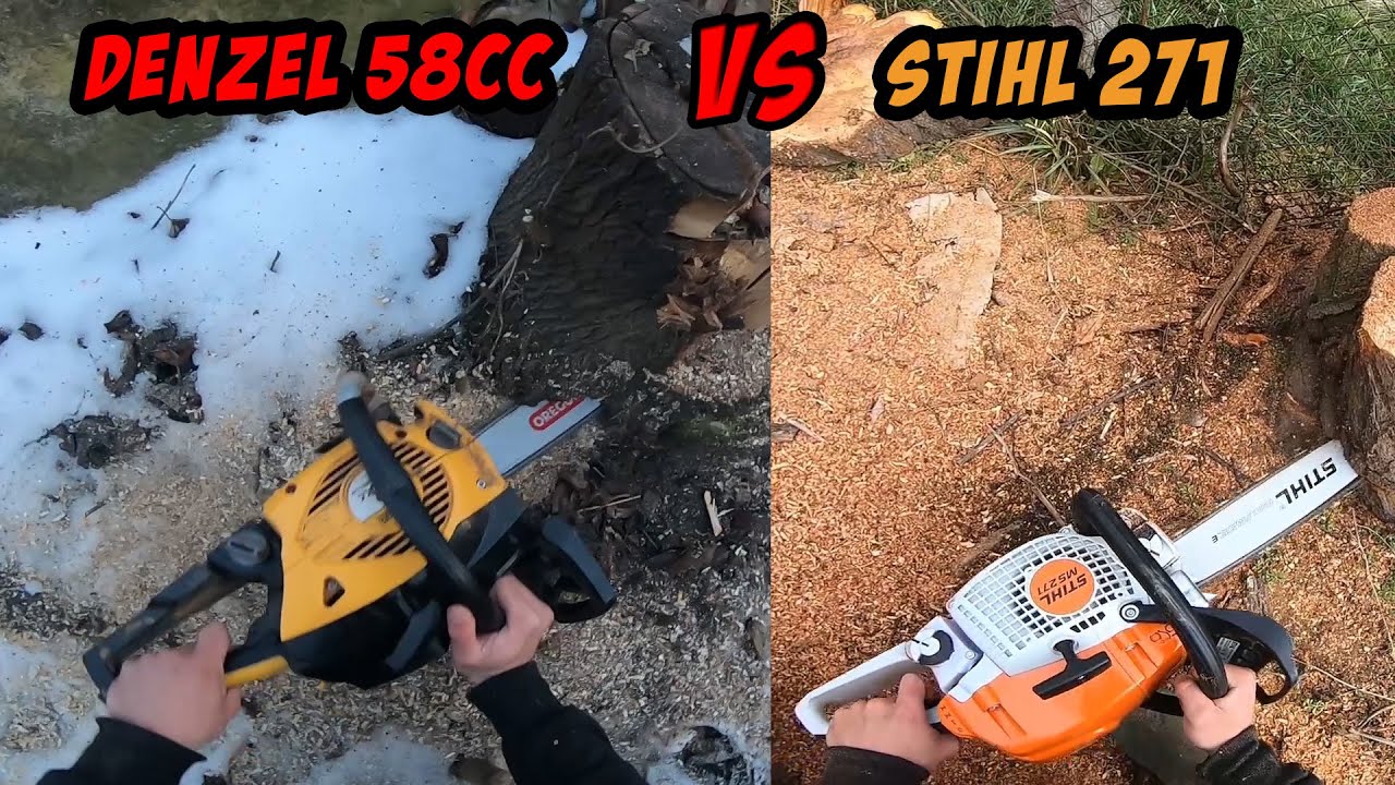 Stihl ms 271 vs Denzel 58cc
