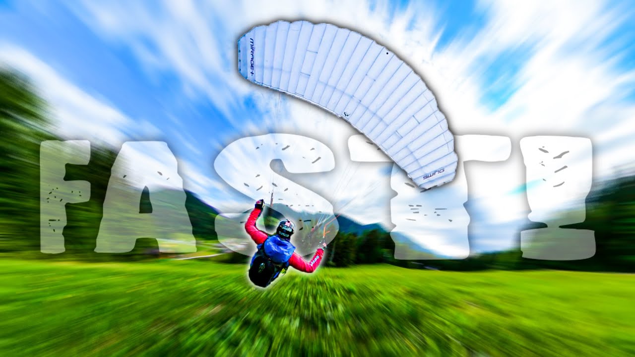 Speedflying CRAZY FAST!!! Hike and Fly Paravlog with Insta360 & GoPro Max