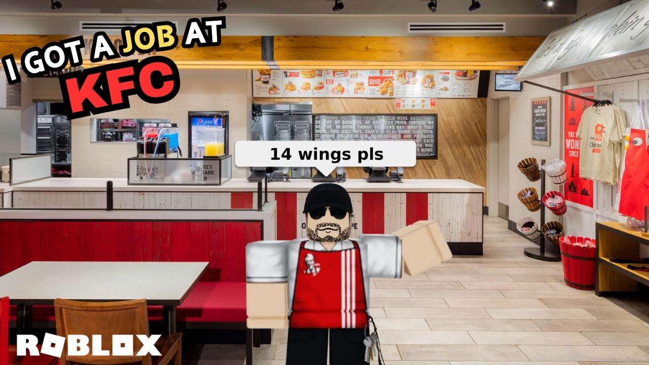 Я устроился на работу в KFC на ROBLOX! 🍗