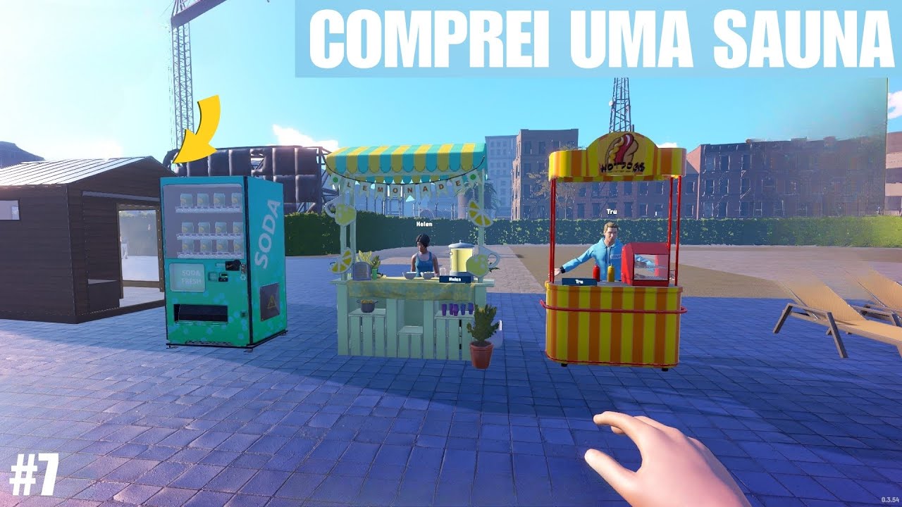 Coloquei UMA SAUNA no Parque… Quase Me Arrependi 😅 | Waterpark Simulator #7