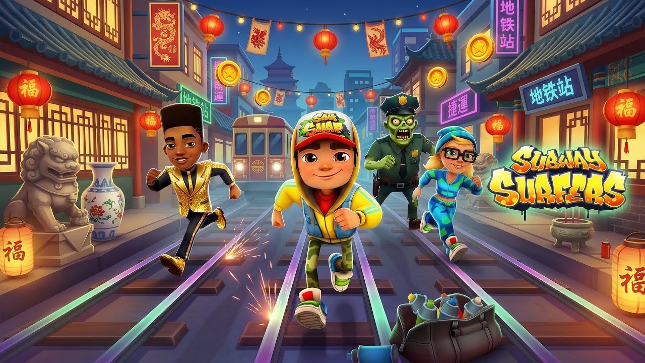 Subway surf Mexico Night Tour ♥️