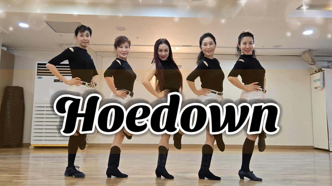 Hoedown Line dance (Demo) | Absolute Beginner | 호다운 라인댄스 | 초급라인댄스