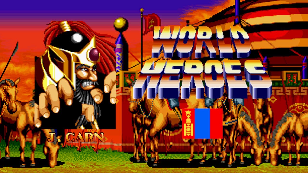 World Heroes - J. Carn [Normal Mode] (Neo·Geo CD) ワールドヒーローズ J・カーン