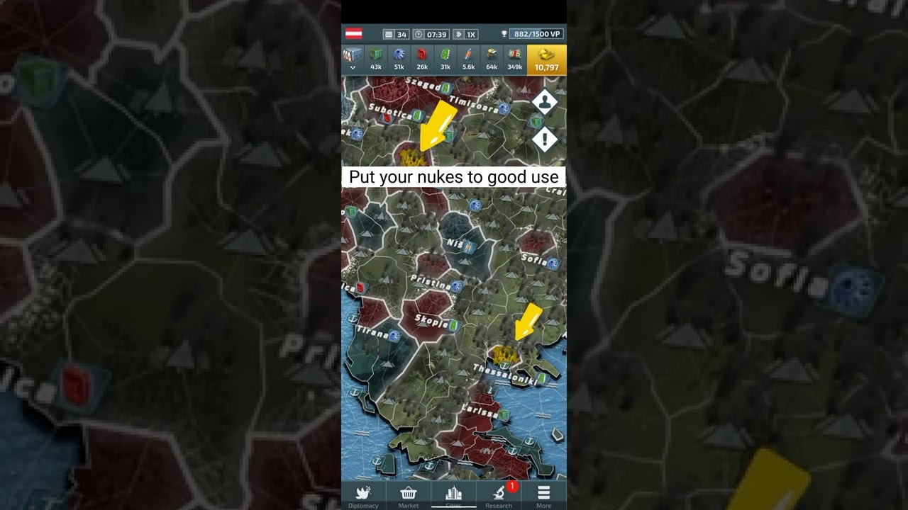Best way to use gold in Conflict of nations world war 3! 😂
