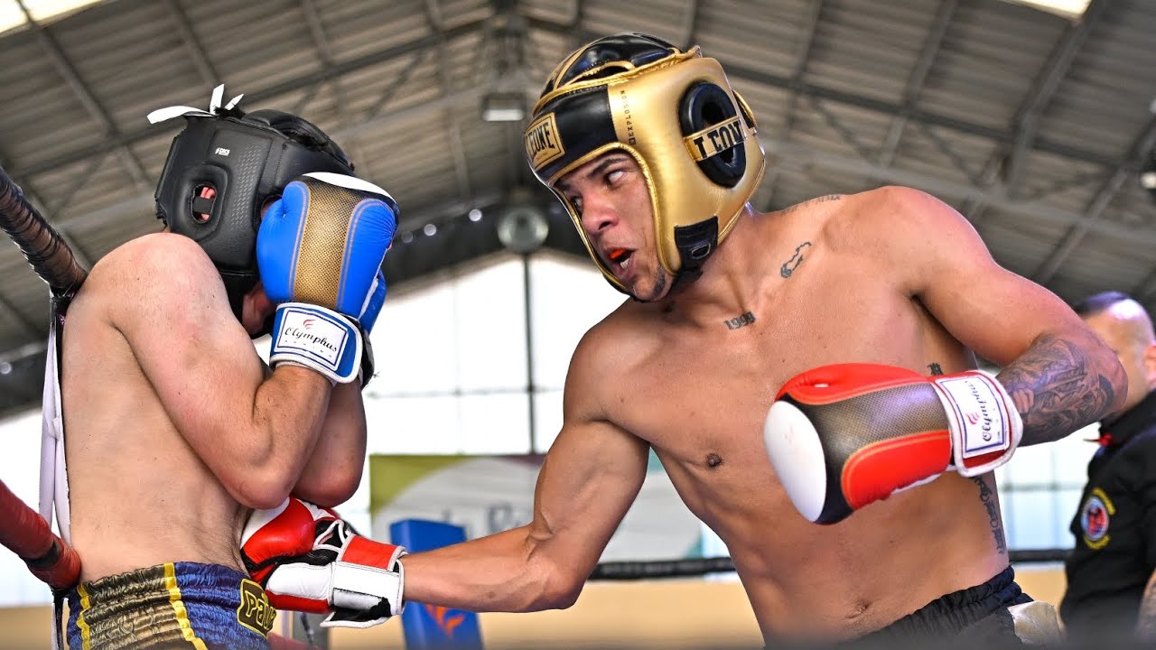PELEA POR TITULO WKF - ROUND 4 / 4 - Cesar Torres Vs David Gutiérrez- 71kg - TKO