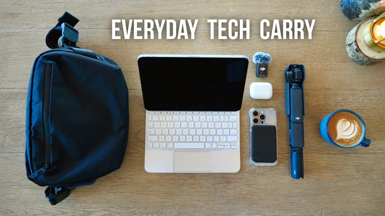 My Tech EDC as Full Time Creator (with no studio)