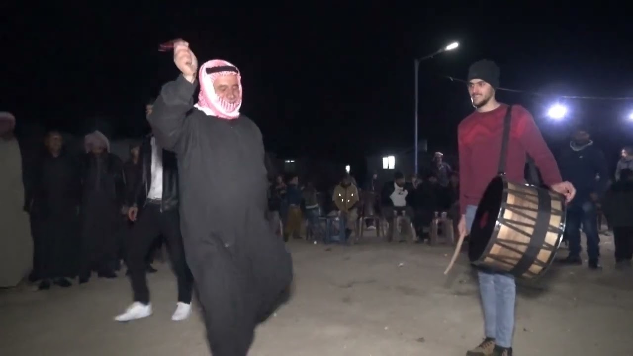 مسعف الاسمر يقدم حفل زفاف دحام ابو احمد في مخيم قرية البل الجزء الثالث