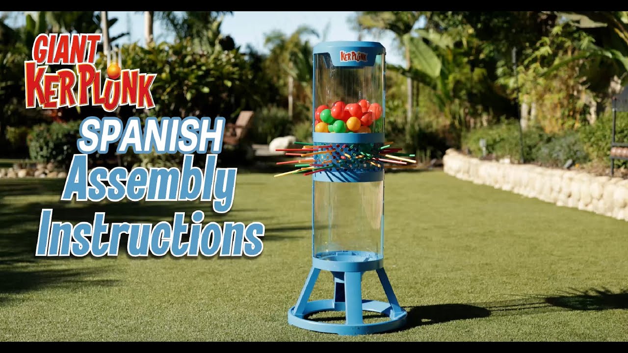 Giant Kerplunk Assembly SPANISH