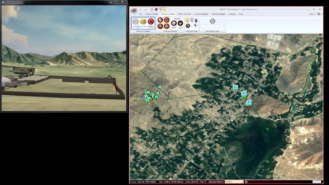 MACE - Actions and Script Editor Demonstration: HLZ's