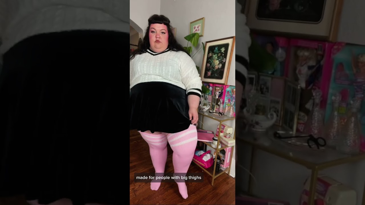 Thunda Thighs Plus Size Thigh highs Review by @lindseyyyh