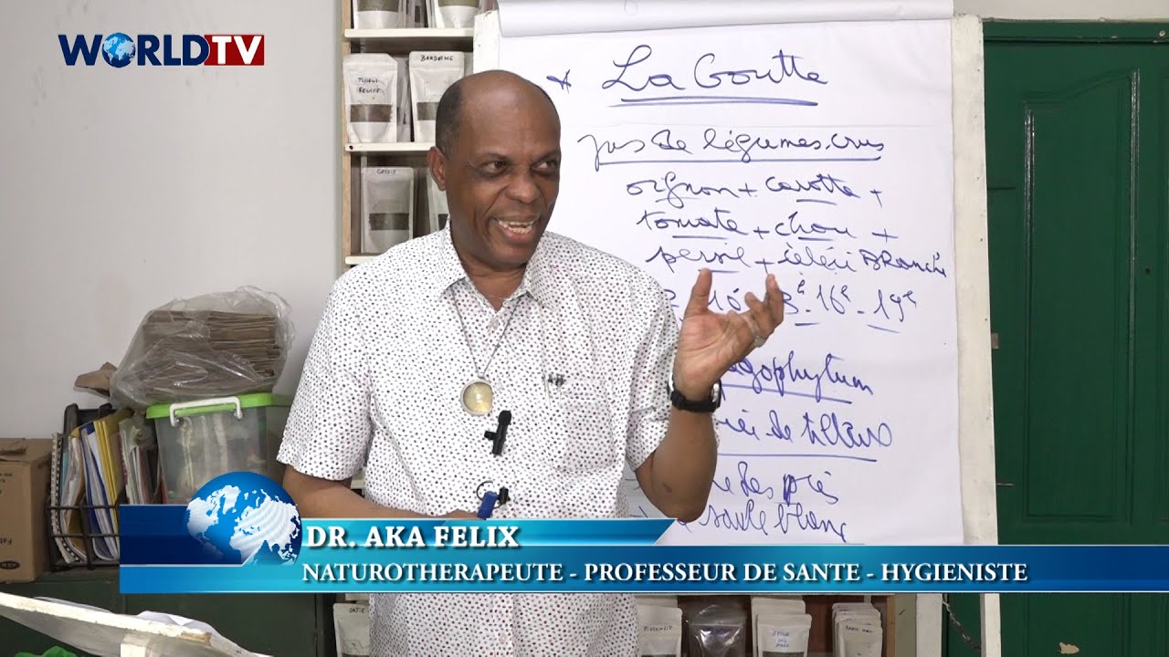 Traitement de la GOUTTE : Dr. AKA F&eacute;lix propose ses recettes et conseils contre cette maladie