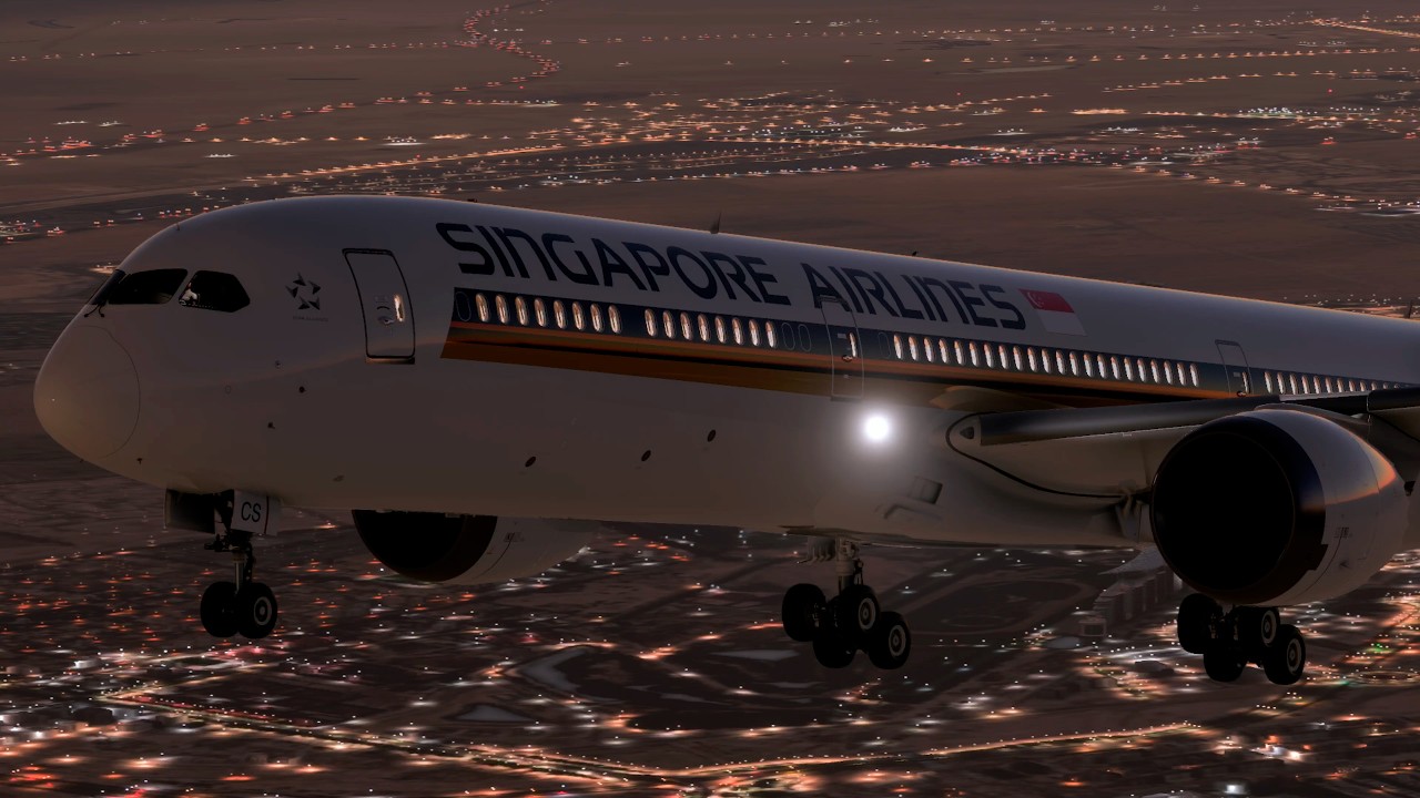 Singapore Airlines Boeing 787 Dreamliner Dubai  🇦🇪