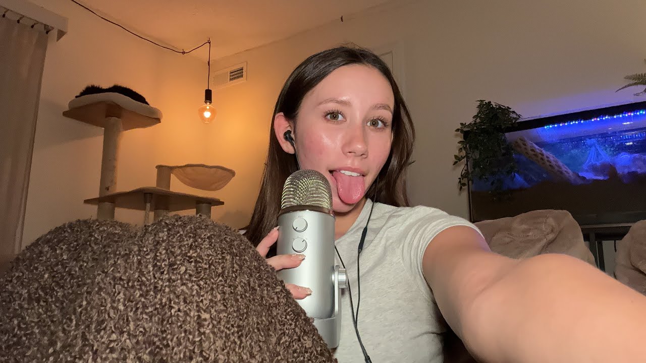 ASMR | Gentle But Sensitive Mouth Sounds & Hand Movements on the Couch