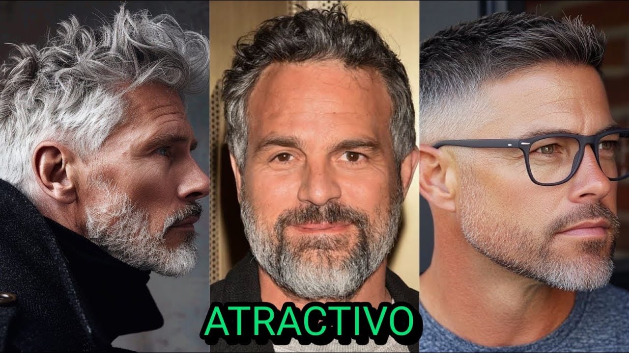 Cortes de Pelo para Hombres con CANAS: Estilo y Elegancia