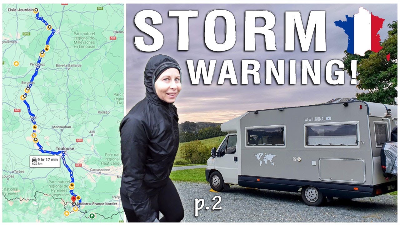 S23EP48 | FRANCE A Long Journey South - Escaping The Storms in France