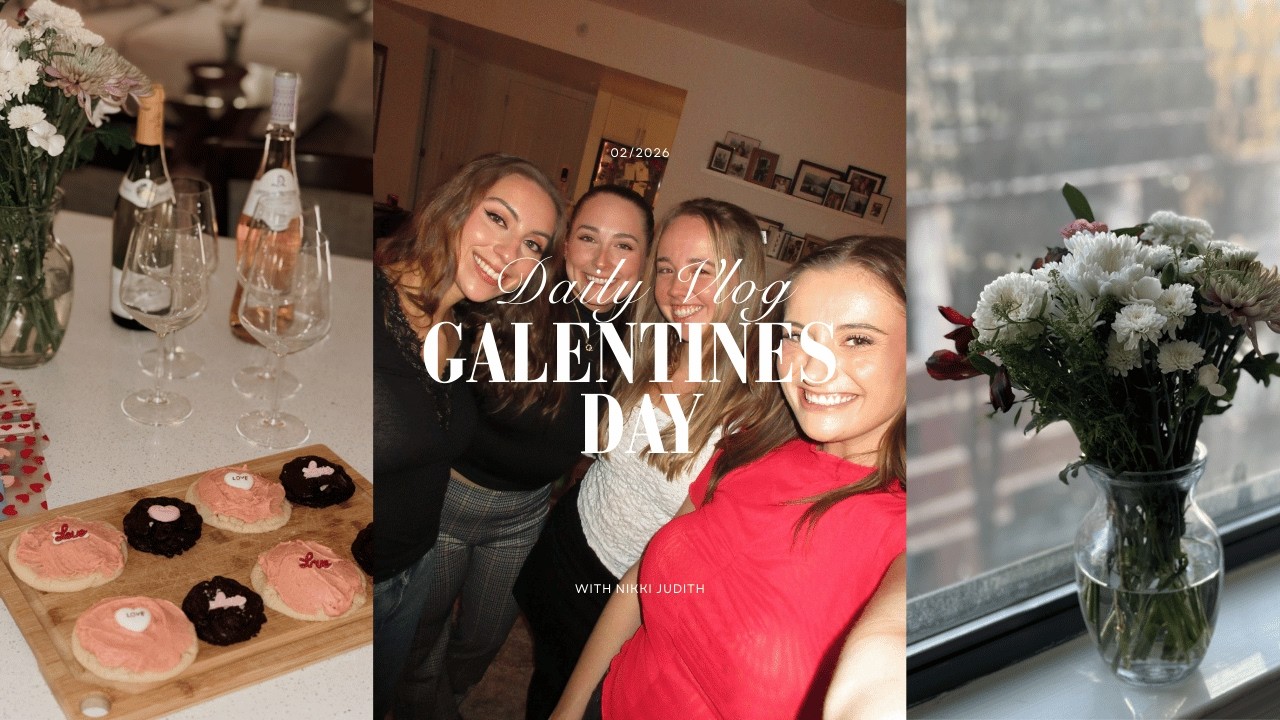 This is how prepping for galentines day really went down...