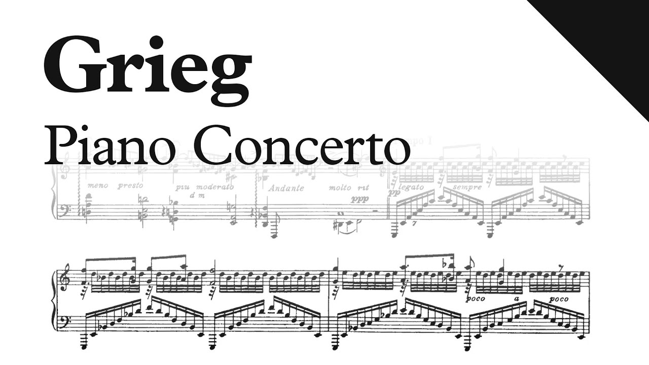 Grieg - Piano Concerto in A minor, Op. 16 (Sheet Music)
