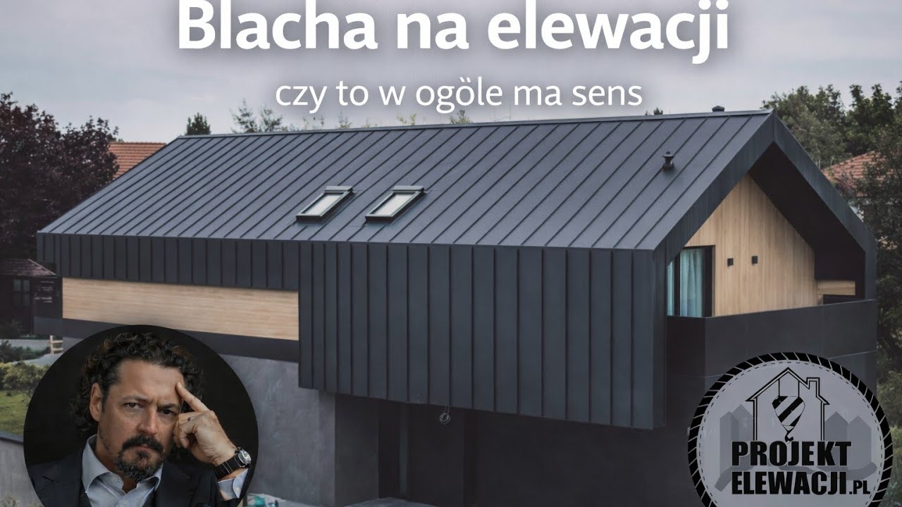 [projekt elewacji] Blacha na elewacji - czy to w ogóle ma sens??
