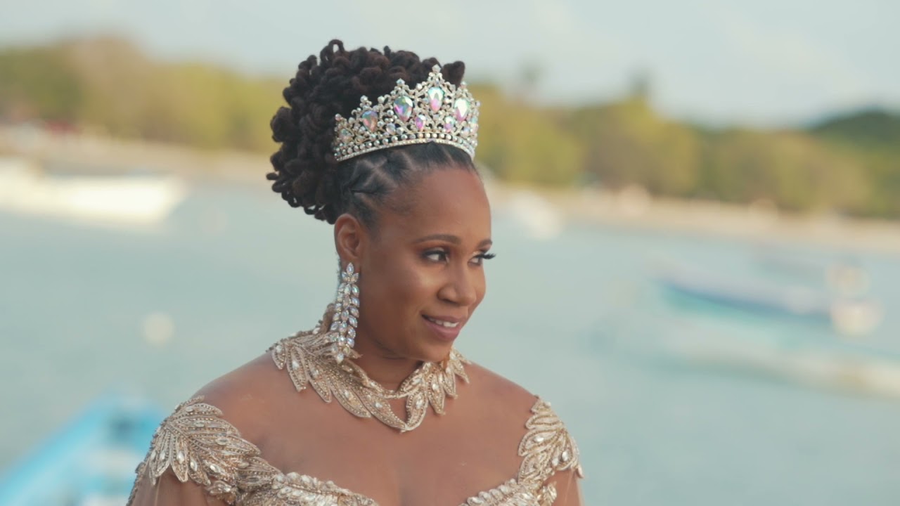 Shamir and Melissa's Wedding day. Tobago
