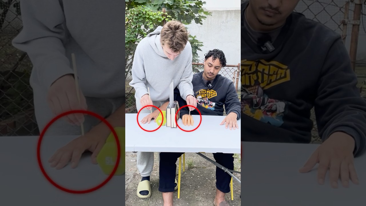 Тестирование эксперимента с поддельной рукой