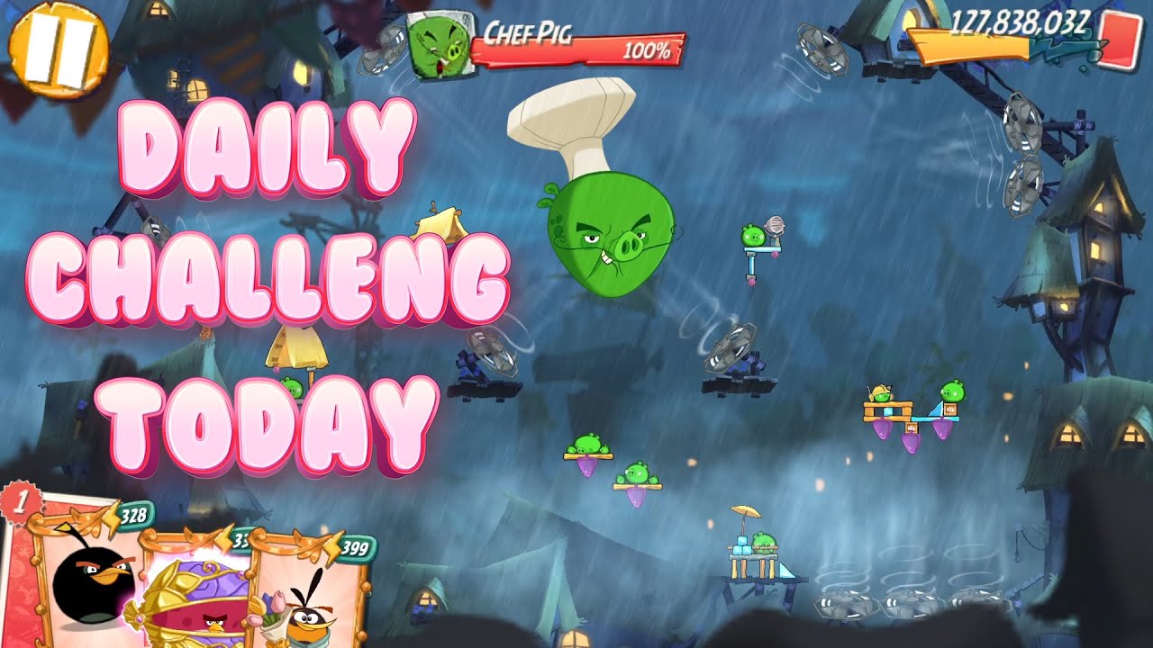 Angry Birds 2 AB2 Daily Challenge 4-5-6 Walkthrough for Extra Chuck Card (Apr 23, 2025)