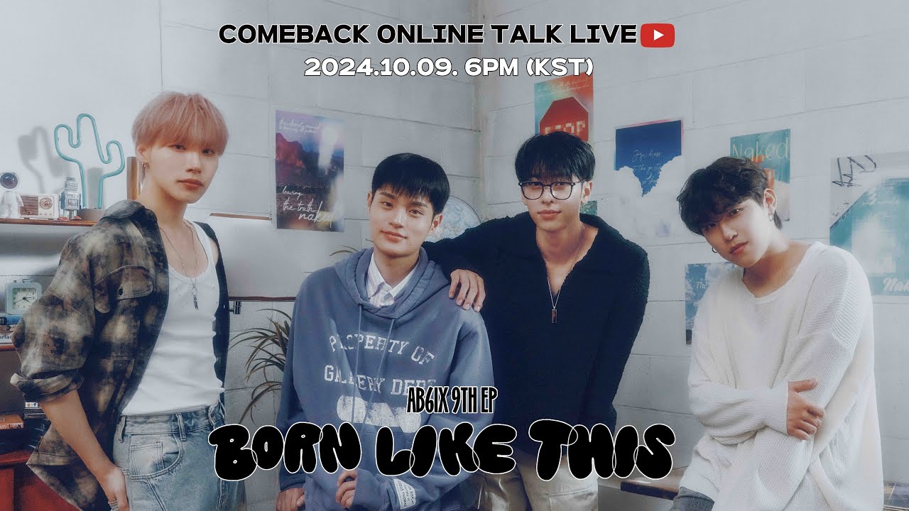 AB6IX 9TH EP 'BORN LIKE THIS' COMEBACK ONLINE TALK LIVE