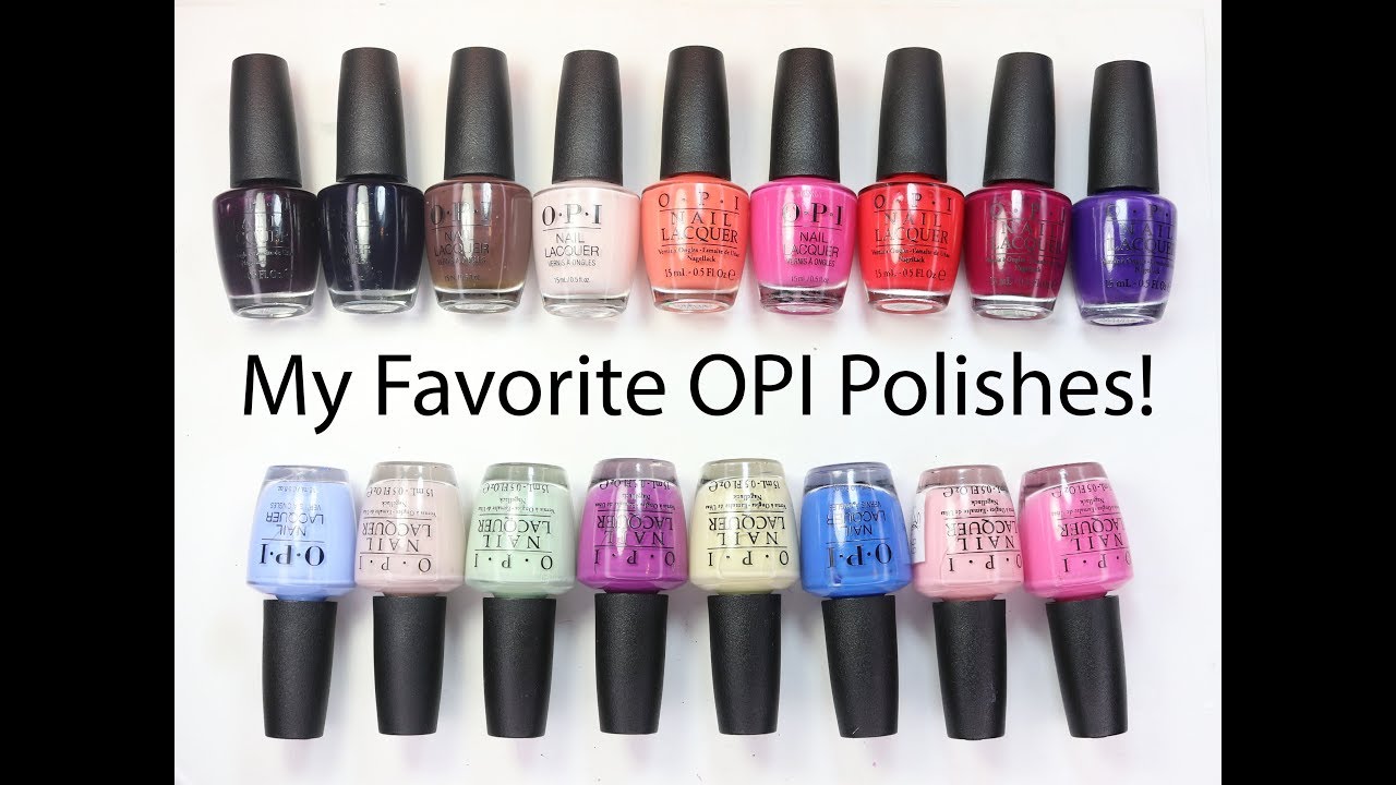 My Favorite OPI Polishes