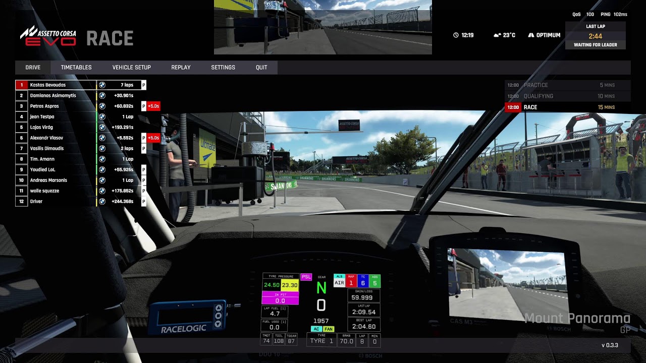 Racing Stories / Assetto Corsa EVO / Test Event