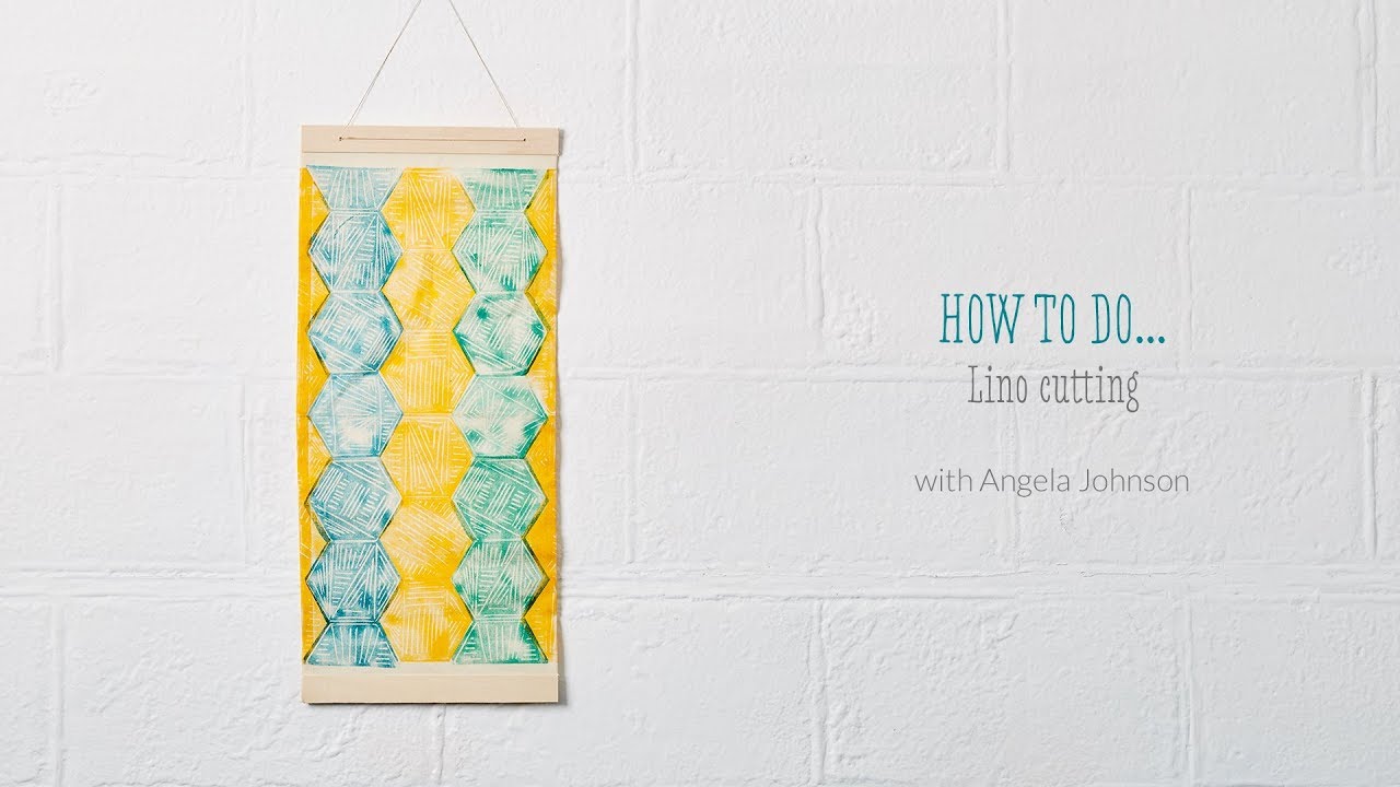 How to do lino cutting with Angela Johnson