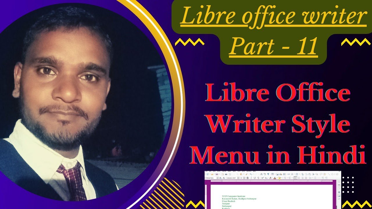 Libre Office Writer Style menu in hindi||style menu tutorial in hindi||libreofficr writer||Part-11