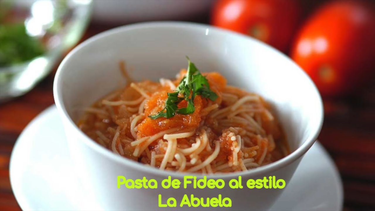 Pasta de fideo al estilo la abuela