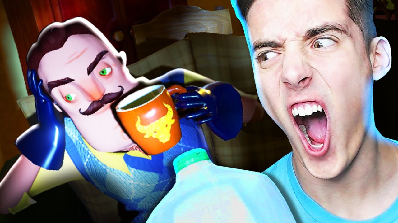 DRINK THE MILK!! | Hello Neighbor