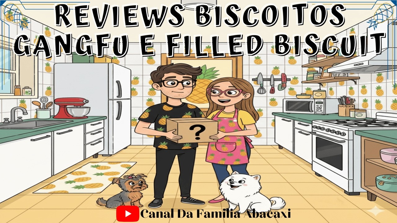 🍪 DUELO ORIENTAL: Gangfu vs. Filled Biscuit! Qual o melhor biscoito 