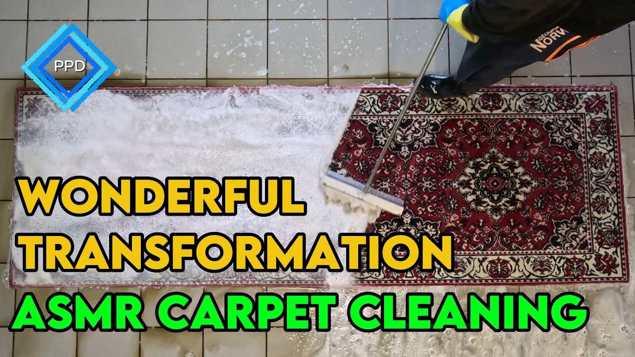 PPD  -Wonderful transformation -  ASMR Carpet Cleaning - Pranie dywanu