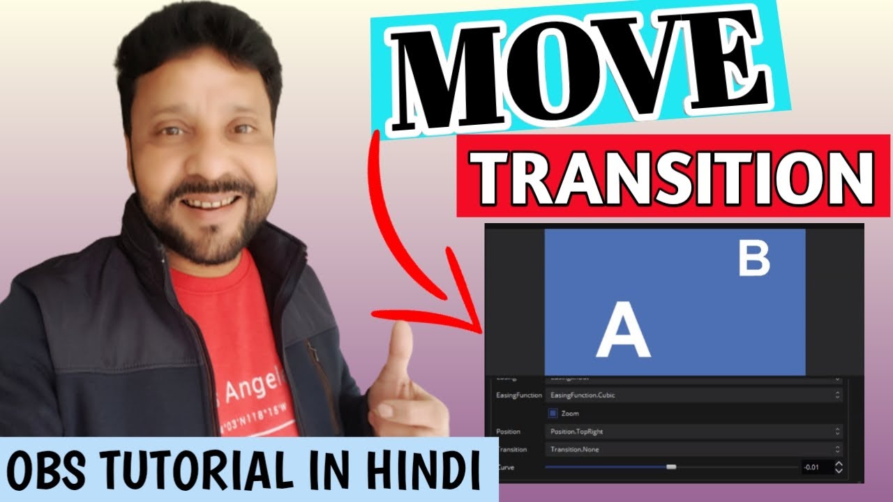 How To Download And Setup Move Transition Plugin | Move Transition | OBS Studio Tutorial In Hindi