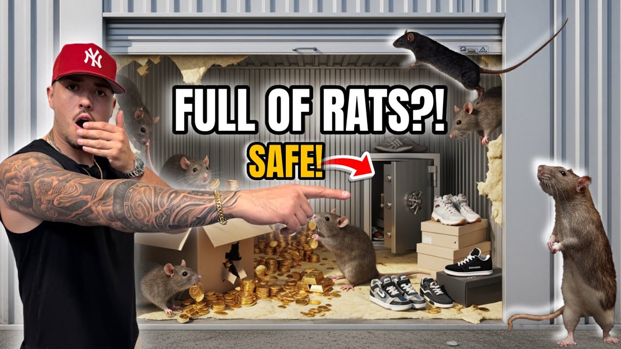 I Bought a Storage Unit INFESTED With Rats and a Hidden SAFE!!