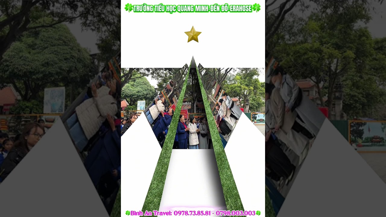 TRƯỜNG TIỂU HỌC QUANG MINH  TRẢI NGHIỆM HỌC TẬP TẠI ĐỀN ĐÔ- ERAHOSE  27/12/2025 ￼