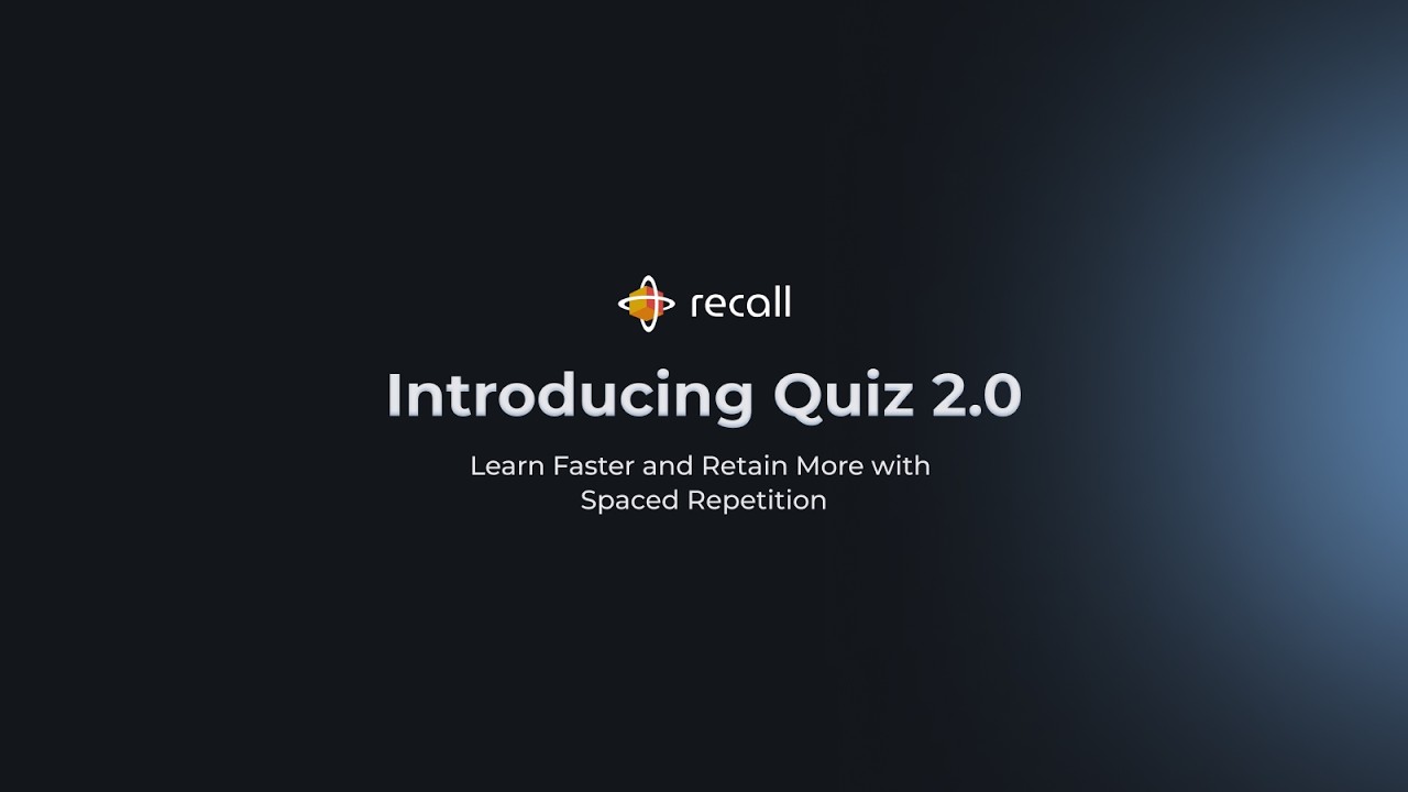 Stop Doom Scrolling. Start Actually Learning | Active Recall & Spaced Repetition with Quiz 2.0