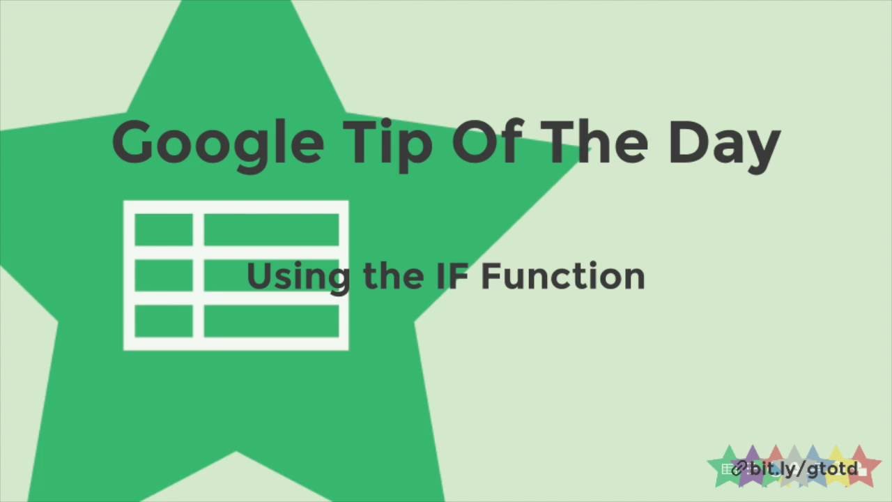 Using the IF Function