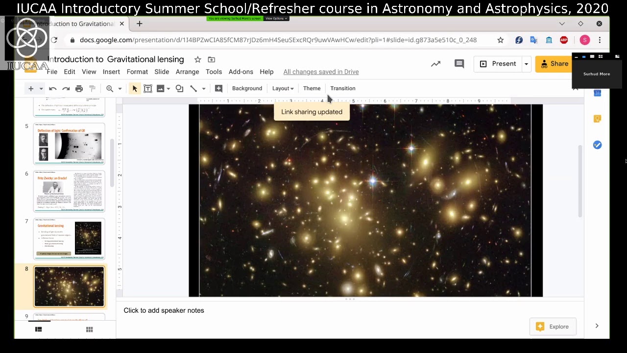 Surhud More: Introduction to gravitational lensing I