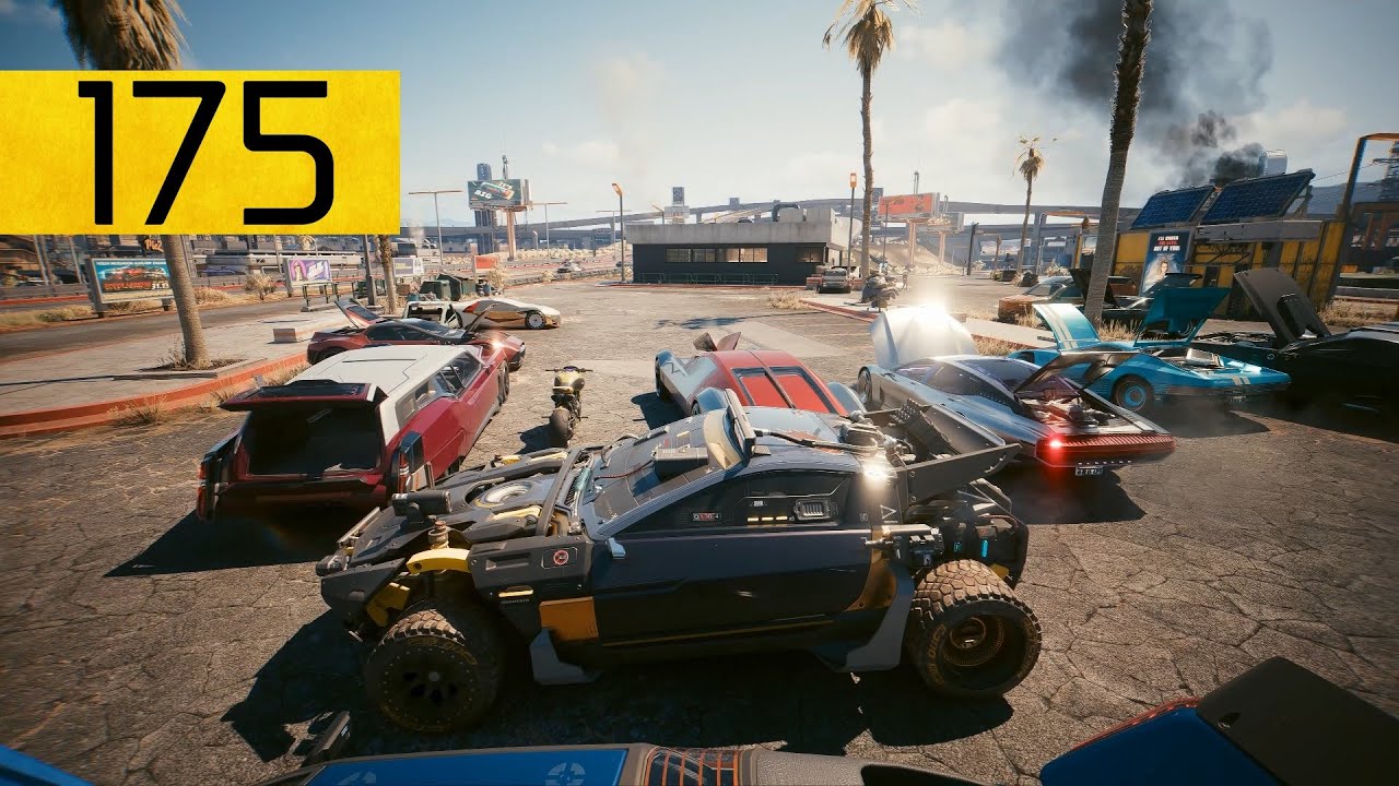 Cyberpunk 2077 &mdash; 100% Walkthrough (No HUD) #175 &mdash; Buying all cars