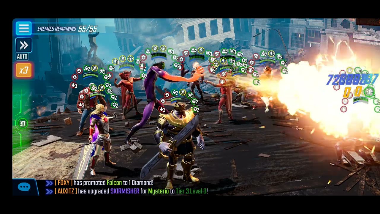 Marvel Strike Force - Dark Dimension 8 - Node 12 (Legendary / Cosmic) 1st attempt