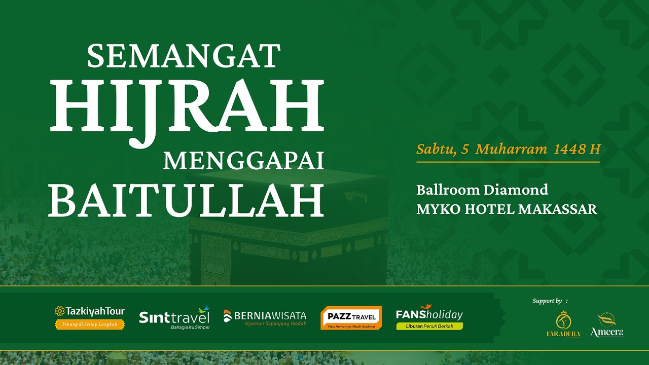LIVE MILAD TAZKIYAH KE 26   |   MYKO HOTEL MAKASSAR