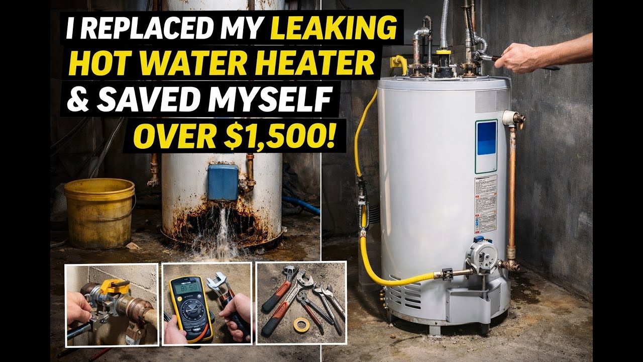 I Fixed My Leaking Water Heater & Saved $1,500+ (No Plumber Needed! #diy #plumbing #homemaintenance