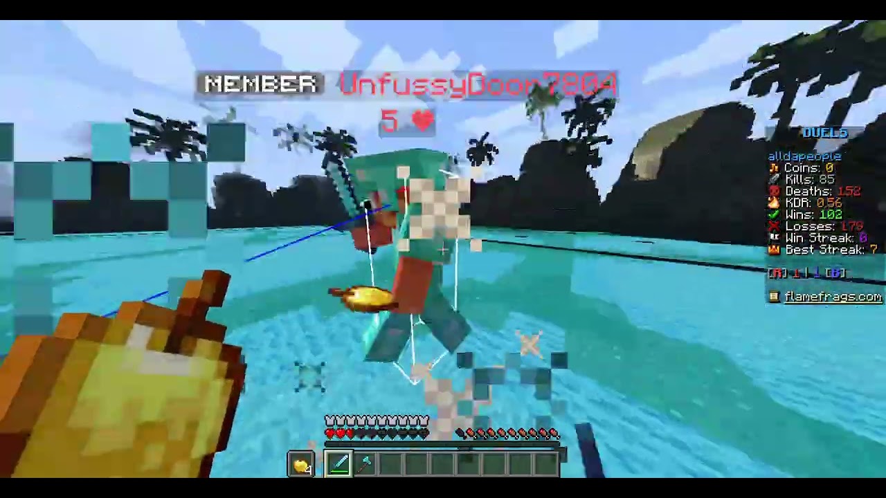 minecraft sword pvp