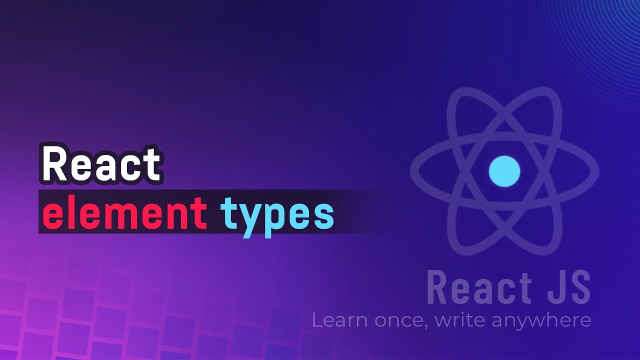 React element types | React components