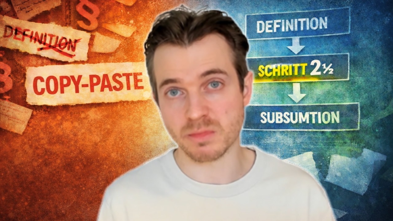 Gutachtenstil funktioniert so nicht.