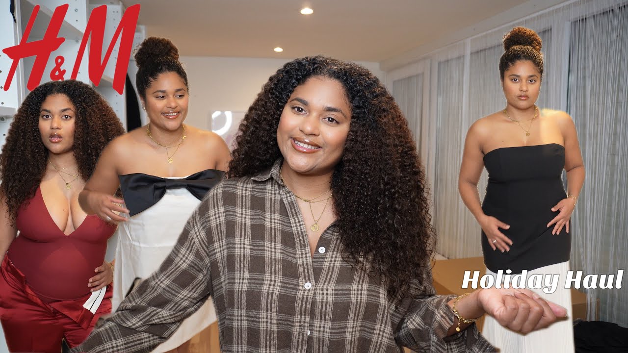 H&M HOLIDAY TRY-ON HAUL 2025 | PARTY & CHRISTMAS OUTFITS