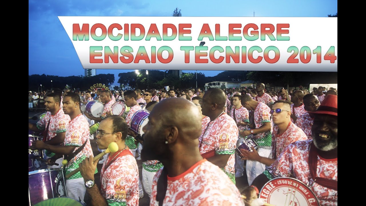 Mocidade Alegre Bateria Ritmo Puro Ensaio Técnico 25/01/2014